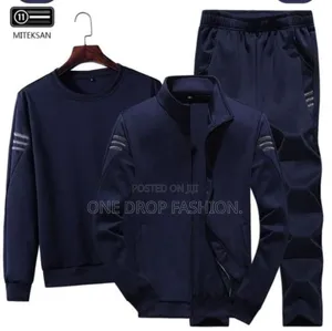 3 in 1 Tracksuit Set Sizes M-3xl