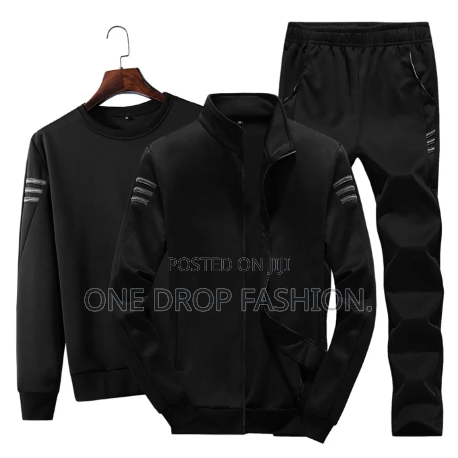 3 in 1 Tracksuit Set Sizes M-3xl