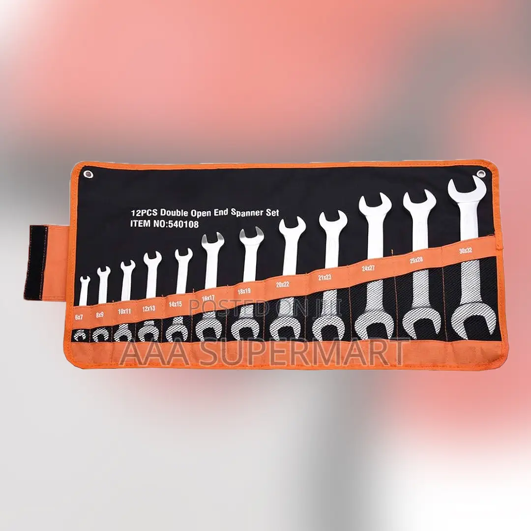 540108 Double Open Spanner Set 12pc