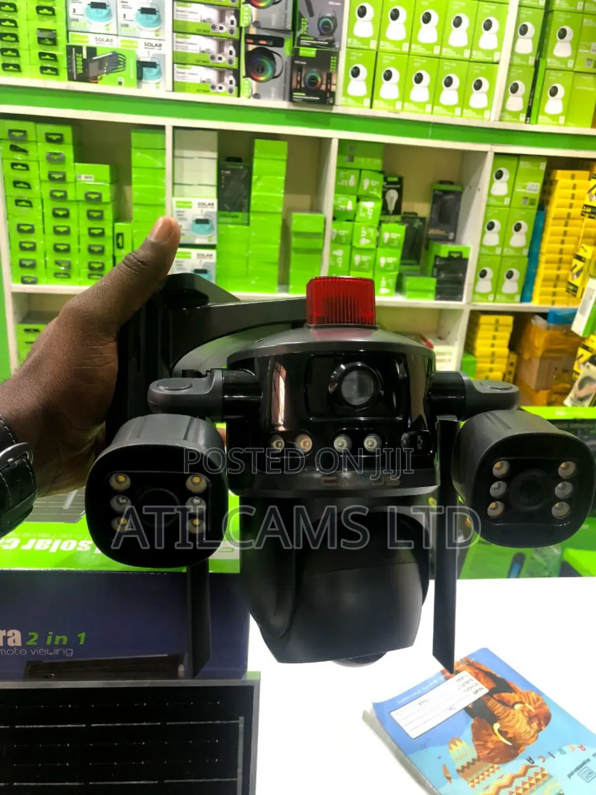 4g Double Lens Solar Camera