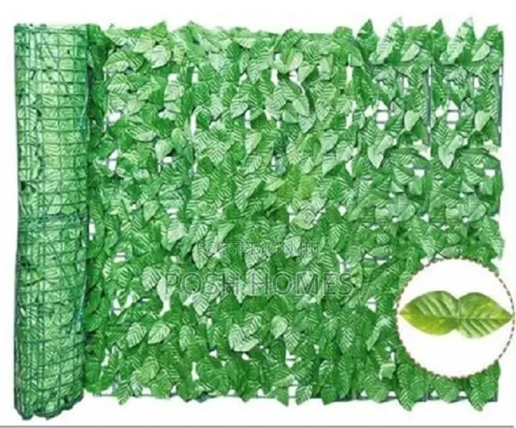 Decorative Privacy 3 by 1m Artificial Fence Light Green
