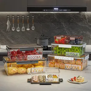 5pcs Food ,Vegetable Storage Containers*