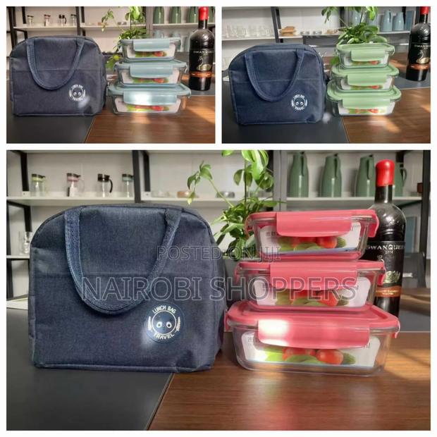 Snack Box With a Lunch Bag 3 PCS