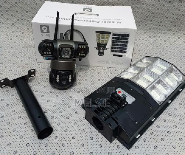 2-in-1 Security Lighting Solution Ai Solar Camera Street Light - main view