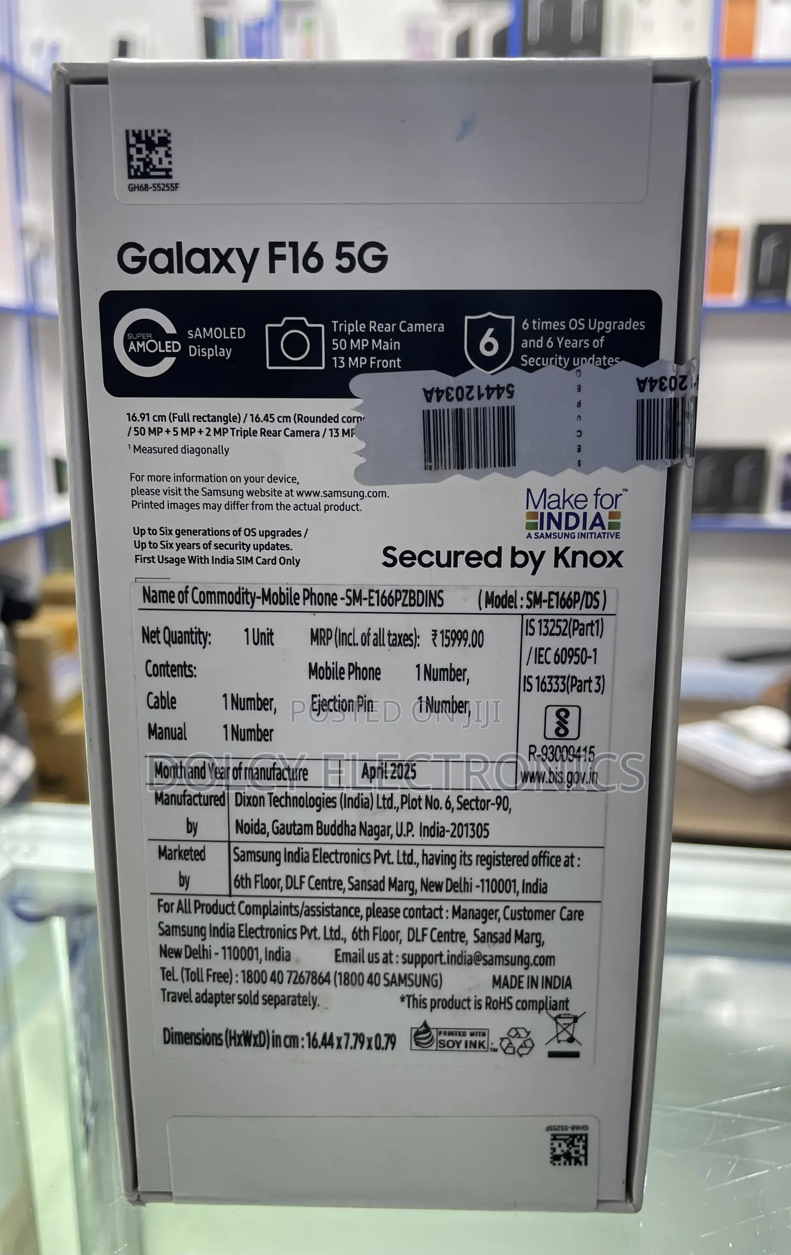 New Samsung Galaxy F16 128 GB Black