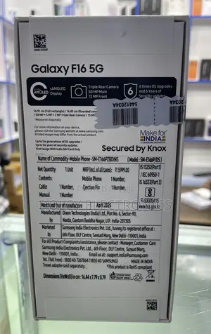 New Samsung Galaxy F16 128 GB Black