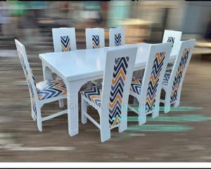 White 8seater Dining