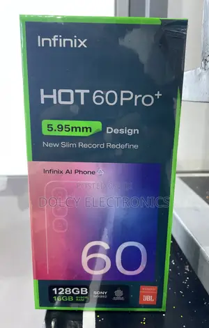 New Infinix Hot 60 Pro+ 128 GB Black