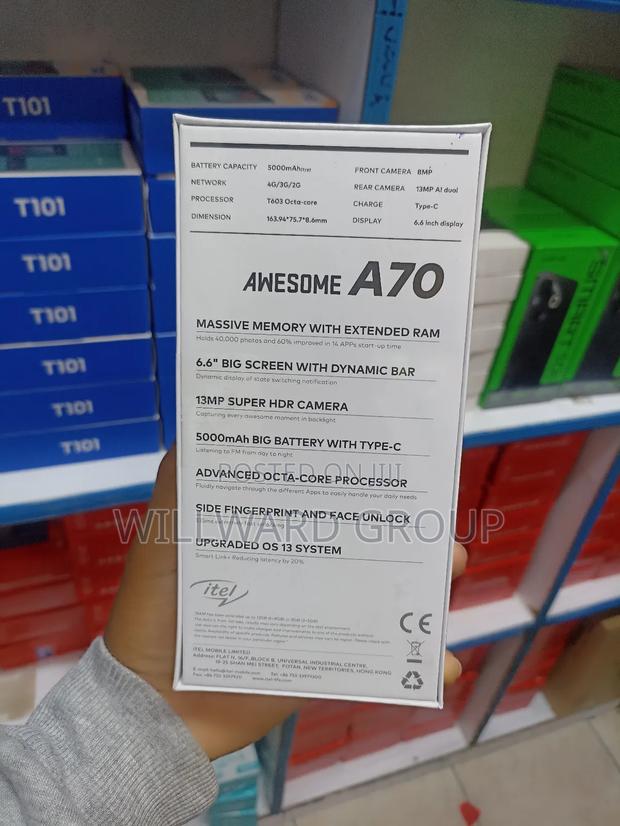 New Itel A70 128 GB Gold - thumbnail 3