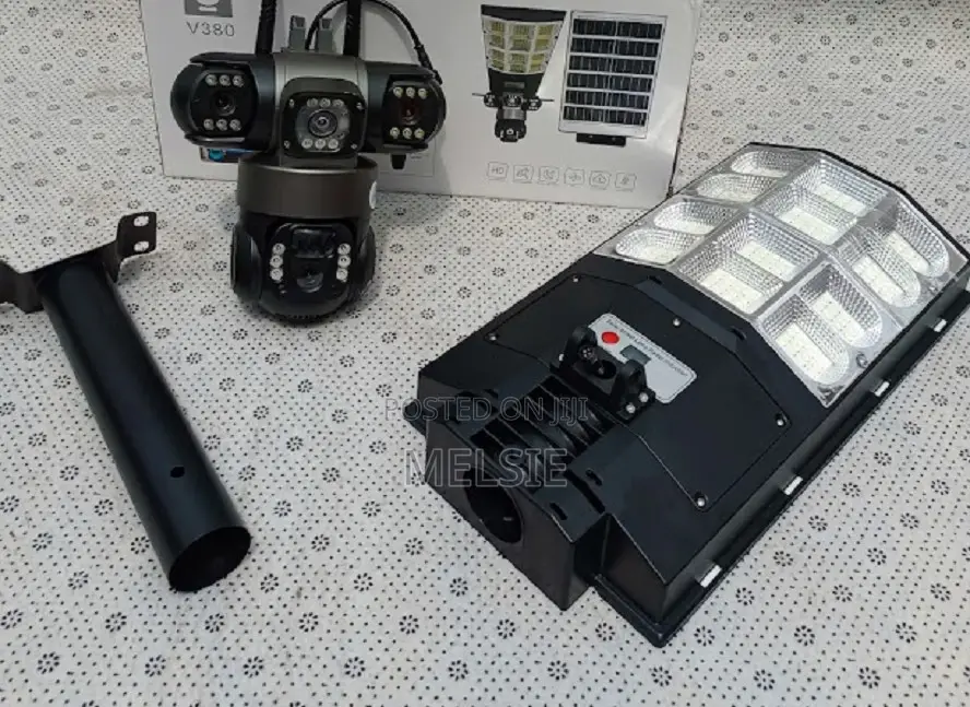 450w Ai Solar Camera Street Light – 2 In1 Security Lighting Solution