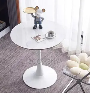 Home Table; Modern Round Marble Balcony Coffee Table