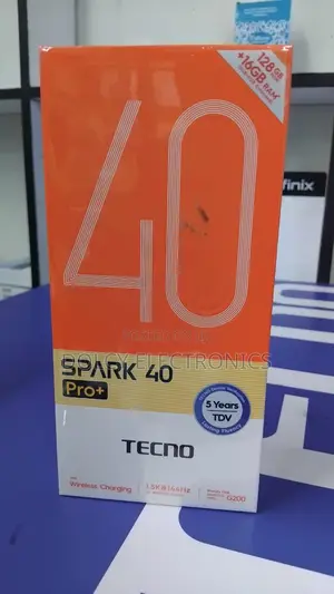 New Tecno Spark 40 Pro+ 128 GB Silver