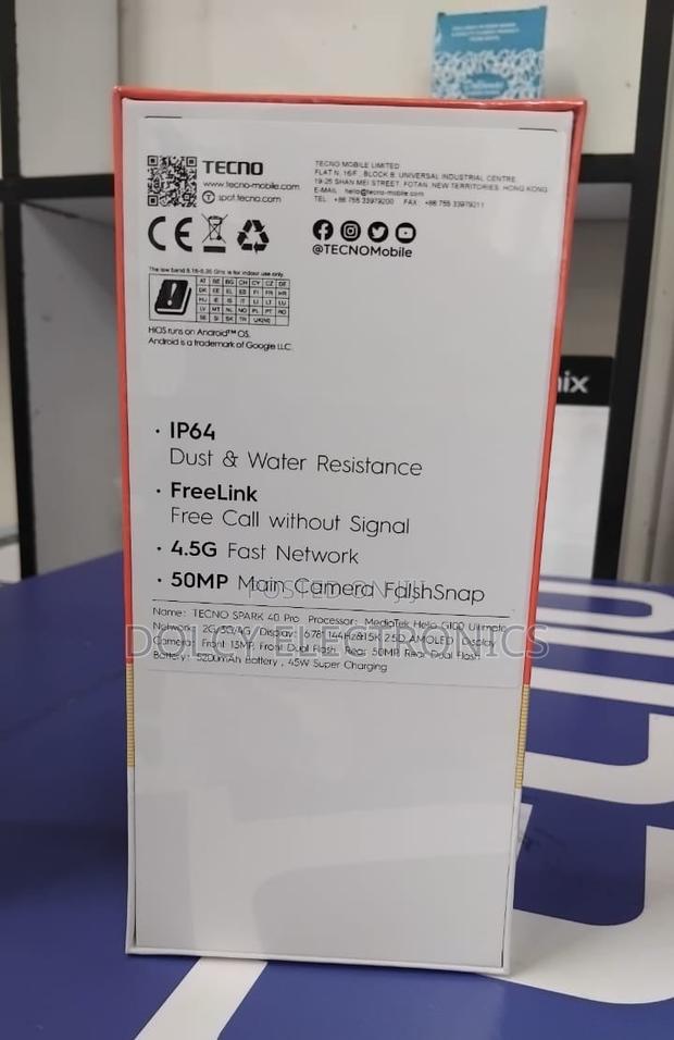 New Tecno Spark 40 Pro+ 128 GB Silver - thumbnail 2