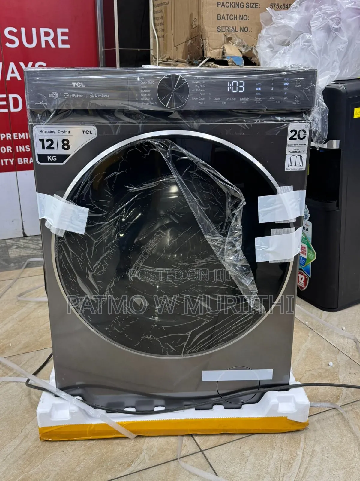 TCL Washing Machine 12kg/ Washer and Dryer