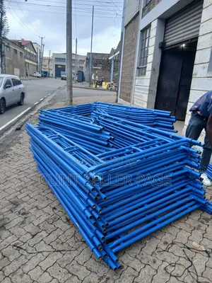 Construction Scaffolds Ladders (Blue With Rings)