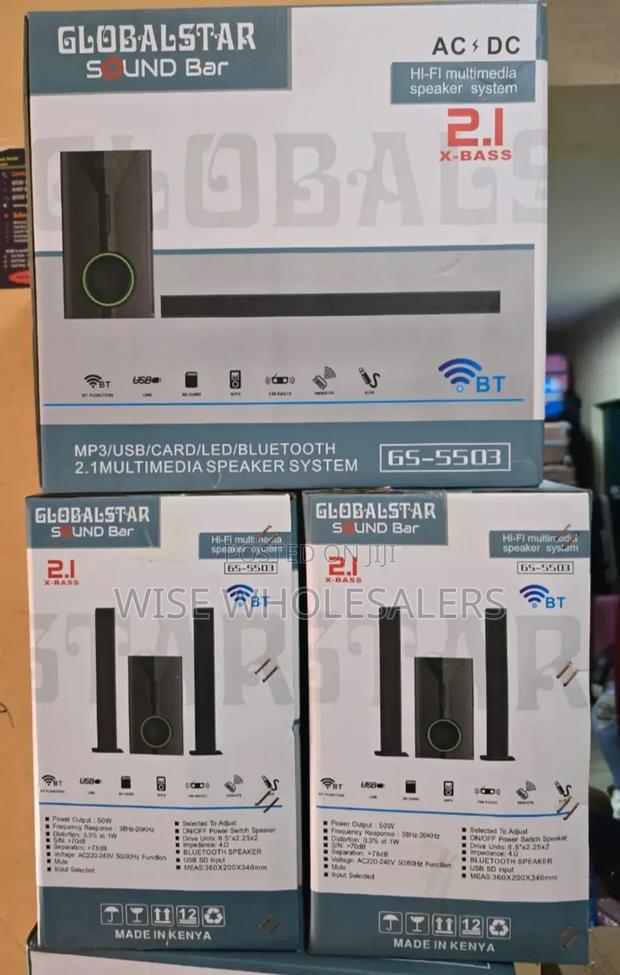 2.1ch Globalstar Sub Woofer System Bt/Usb/Fm Tall Boy(Model Of V527)