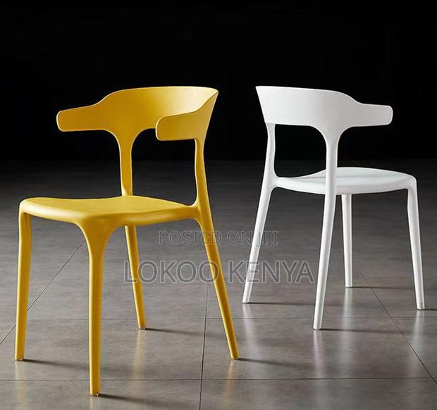 Garden Chair; Stackable Armless Cafe - Home Garden Chair