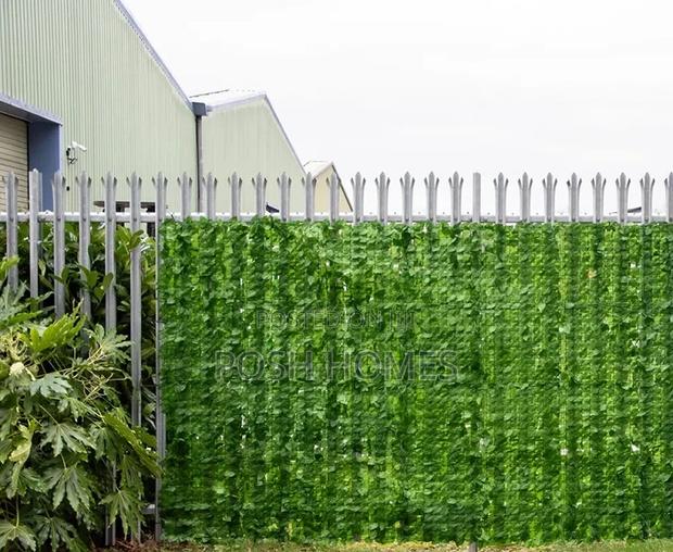 Decorative Quality PVC Artificial Fence - main view