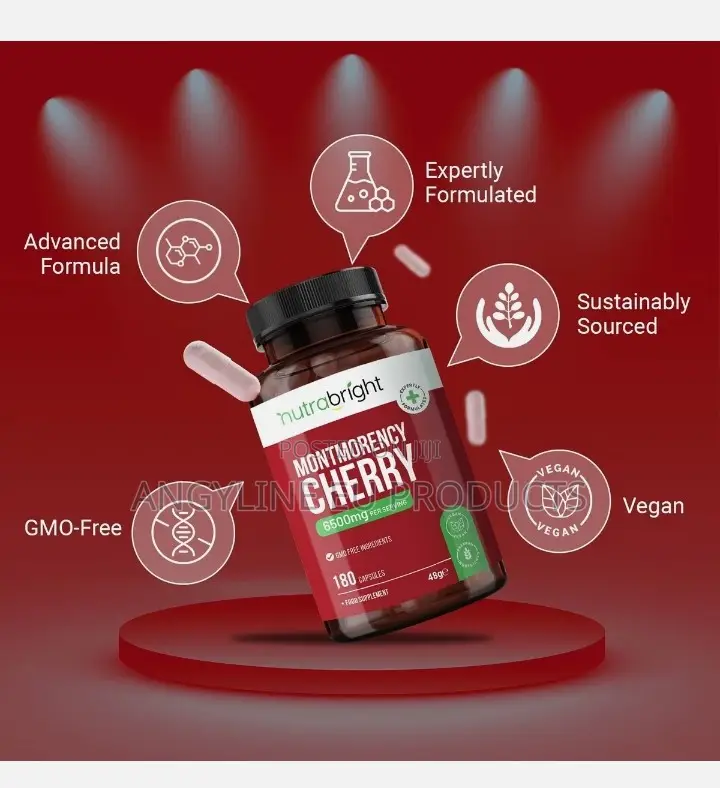 Montmorency Cherry Capsules / Tart Cherry for Gout and Sleep