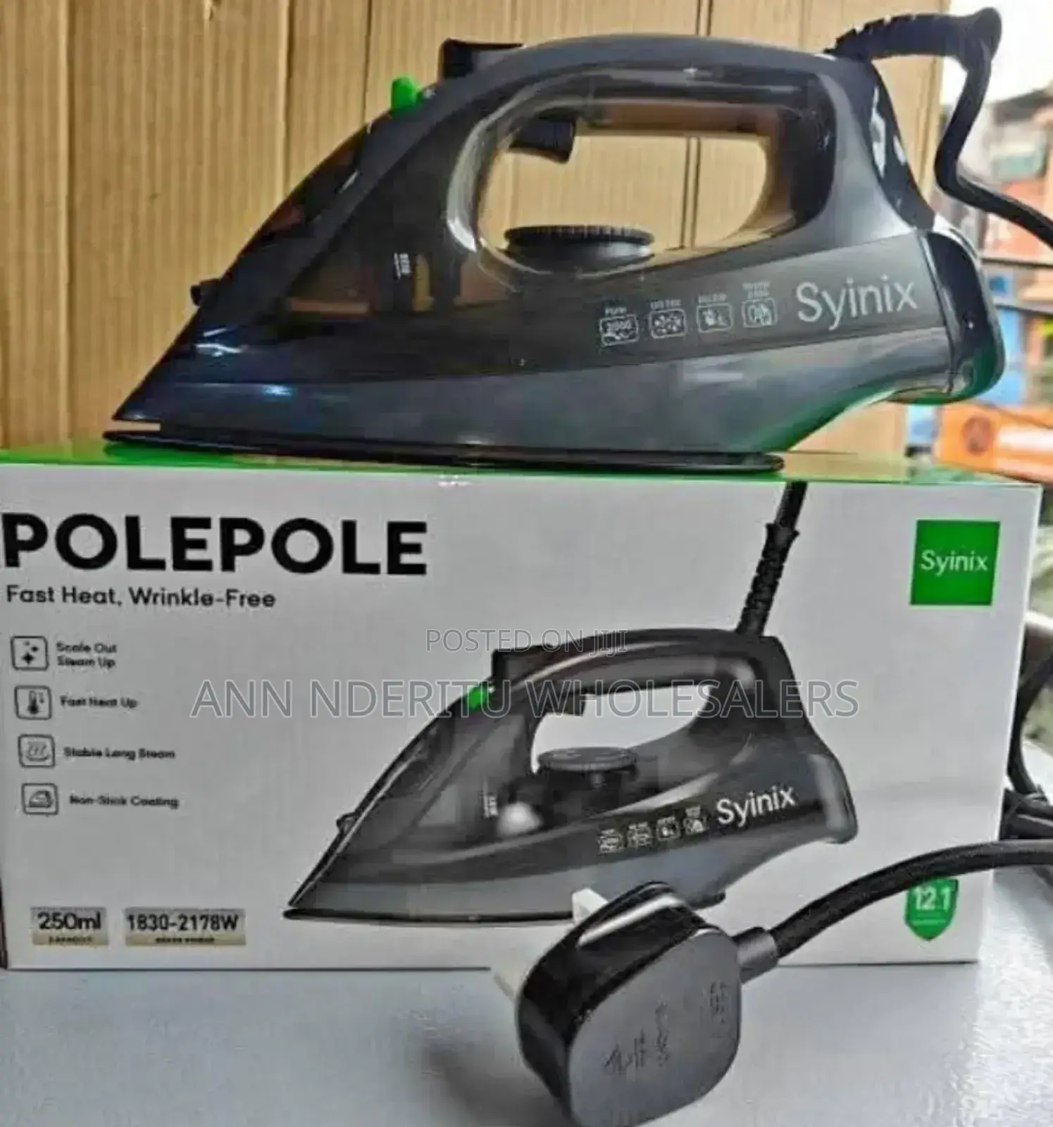Syinix Steam Iron Box Wrinkle Free