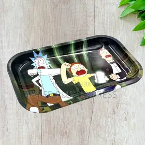 Rick Morty Vibrant Metallic Tray (11.5" X 7.5")