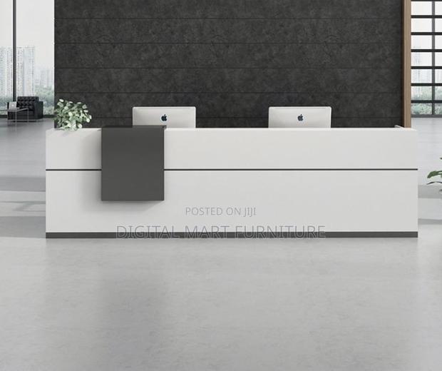 Office Desk: 1.4 Meter Compact Office Reception Counter - thumbnail 3
