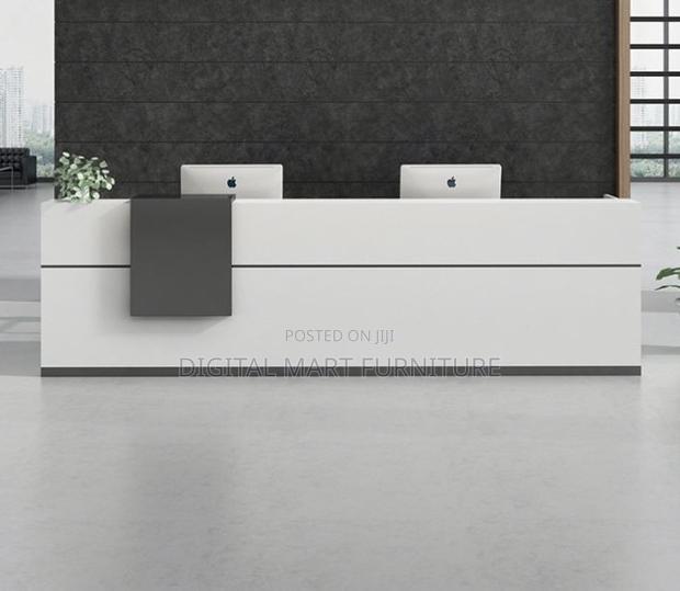 Office Desk: 1.4 Meter Compact Office Reception Counter - thumbnail 5