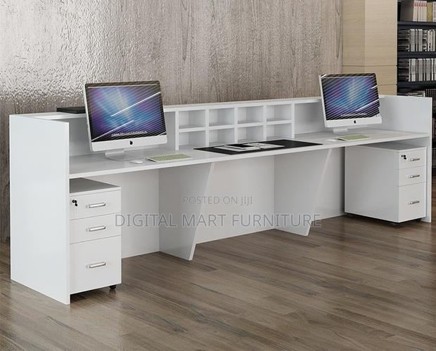 Office Desk: 1.4 Meter Compact Office Reception Counter - thumbnail 9