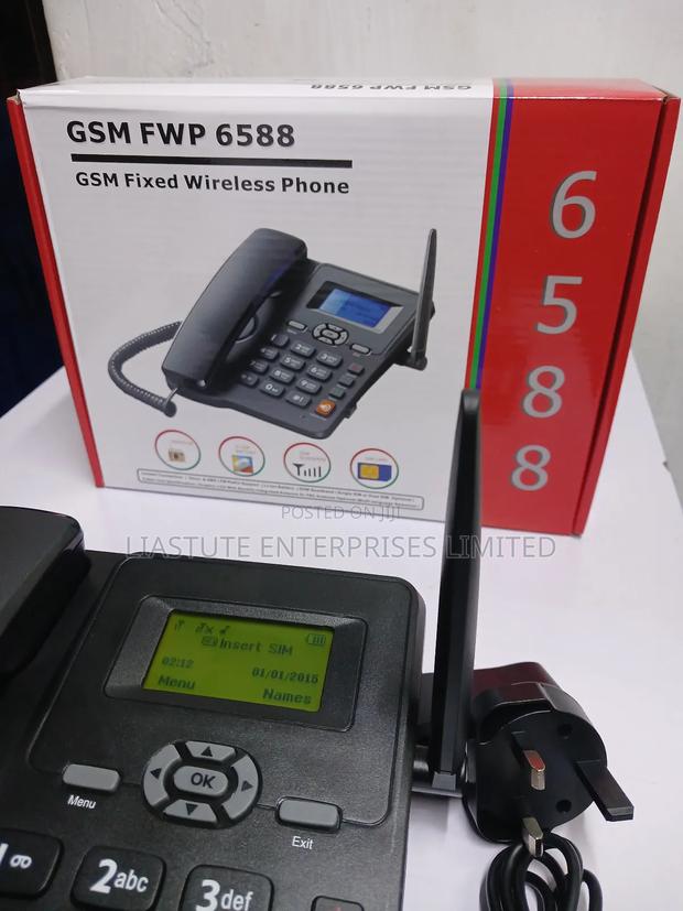 Dual Function GSM Desk Phone – Stay Connected Anywhere - thumbnail 2