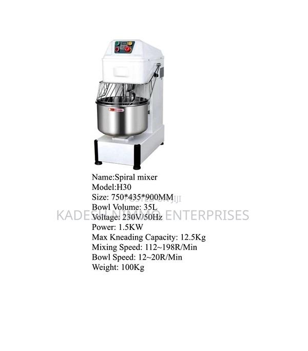 35 Litres Brand New High Speed Spiral Mixer - main view