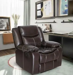 Home Sofa; Adjustable Reclining Chair With Soft Leather Finish