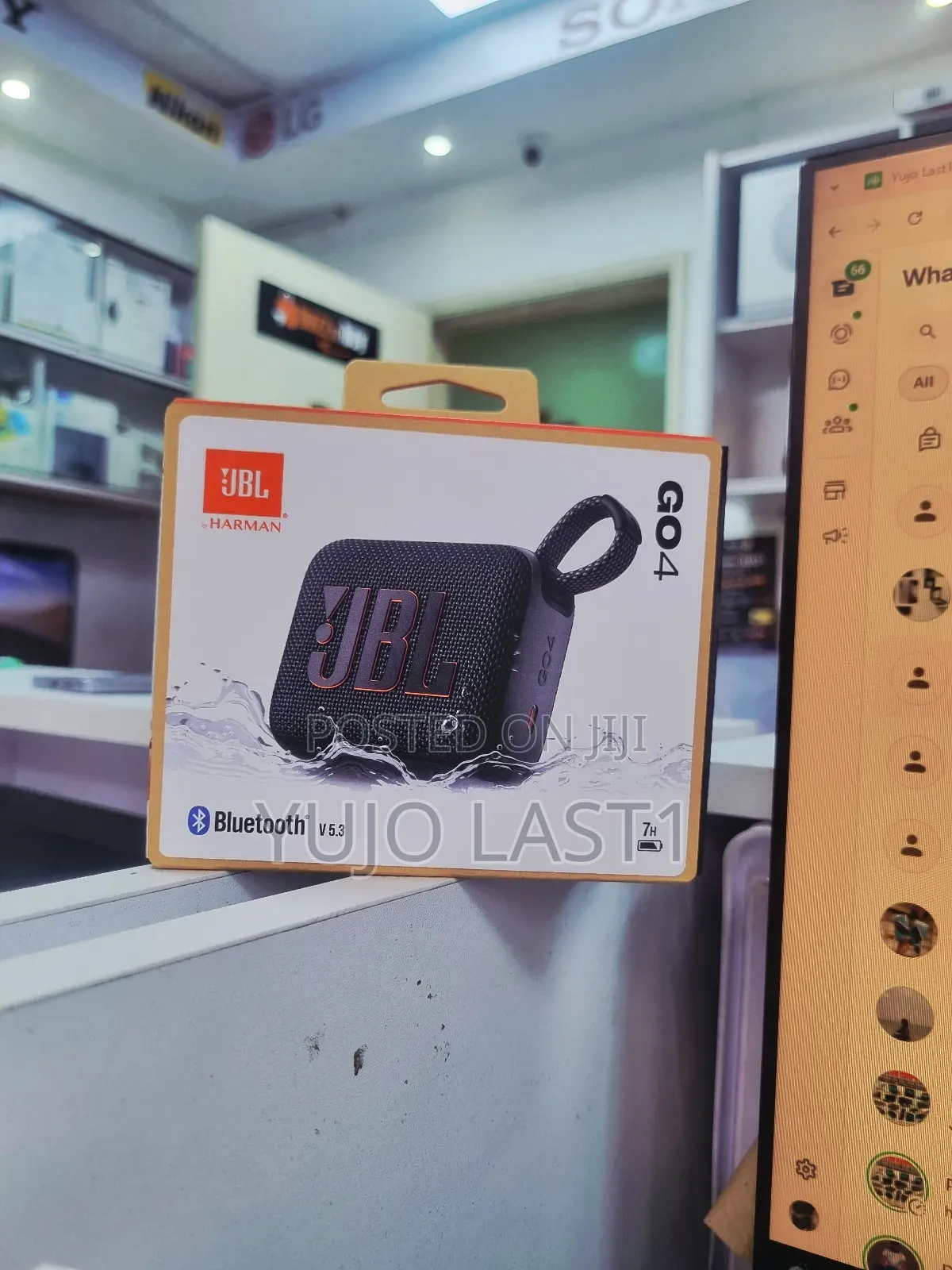JBL Go 4 Ultra-Portable Wireless Bluetooth Speaker JBL Pro Sound