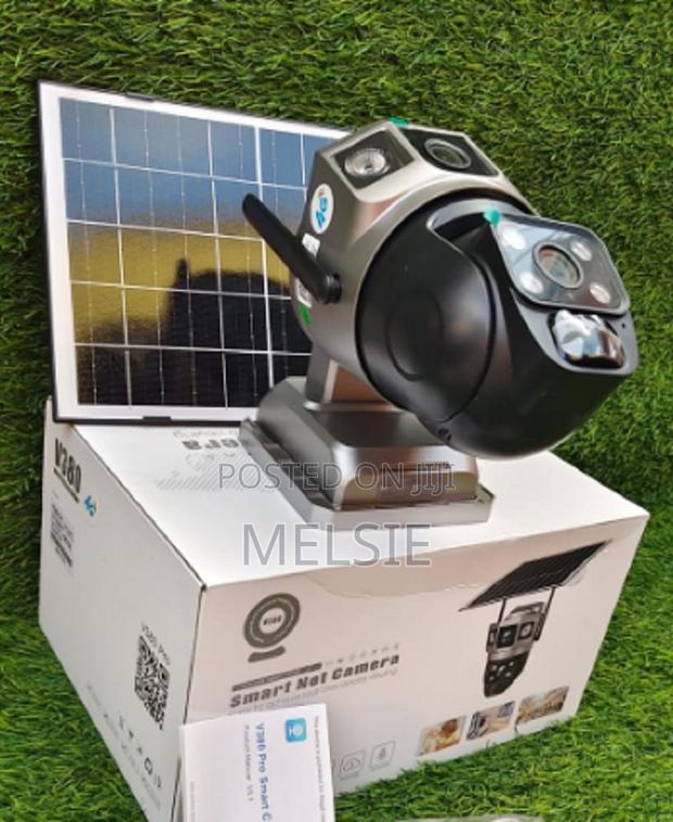 4g Lens Dual Screen Solar PTZ Camera 4g Solar Dual Lens