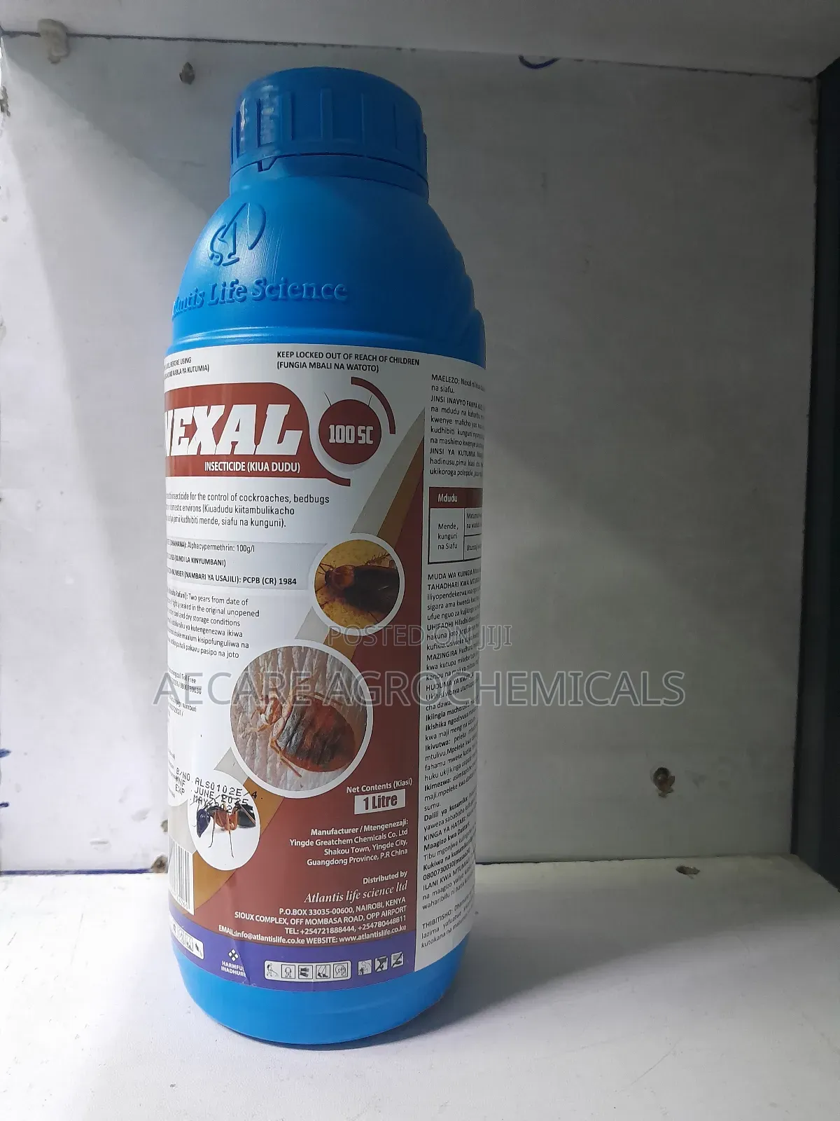 Nexal Bedbug and Cockroach Insecticide 100sc ( New Batch ) 1litre