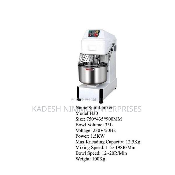 Single Phase Spiral Mixer Machine 35 Litres - main view