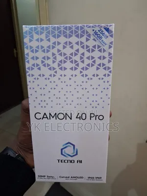 New Tecno Camon 40 Pro 256 GB White