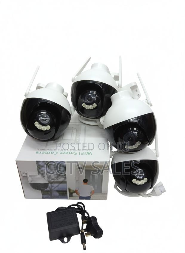 Single Lens Wifi 4mp CCTV Electric Camera With Personalized Voice