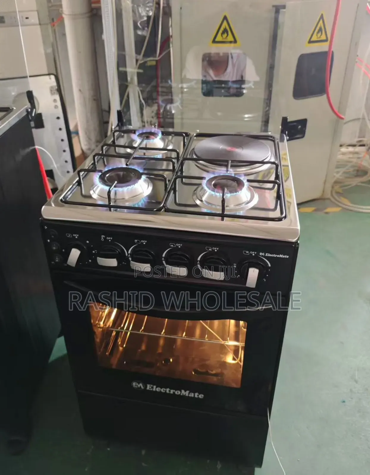 Elecromate 50*55 3+1 Standing Cooker