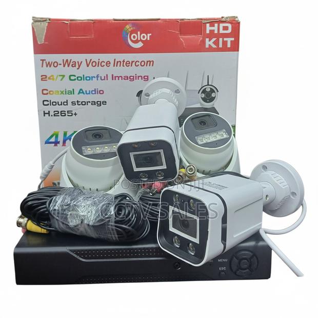 Hikvision 4 Cameras 1080p 2mp CCTV Kit With 4ch DVR 500gb Hard Drive