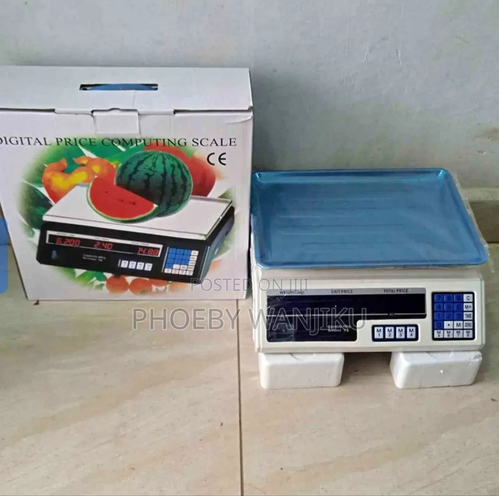 Acs30/30kg Digital Weighing Scale.