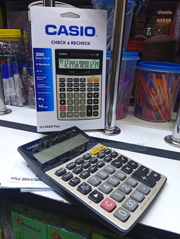 Casio Calculator Dj-240 Plus (14digits) - thumbnail 6