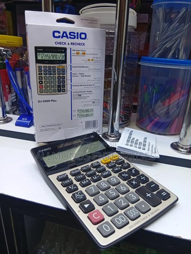 Casio Calculator Dj-240 Plus (14digits) - thumbnail 4