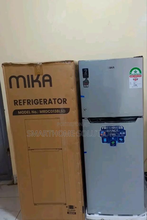 Mika 138litres Double Door Fridge