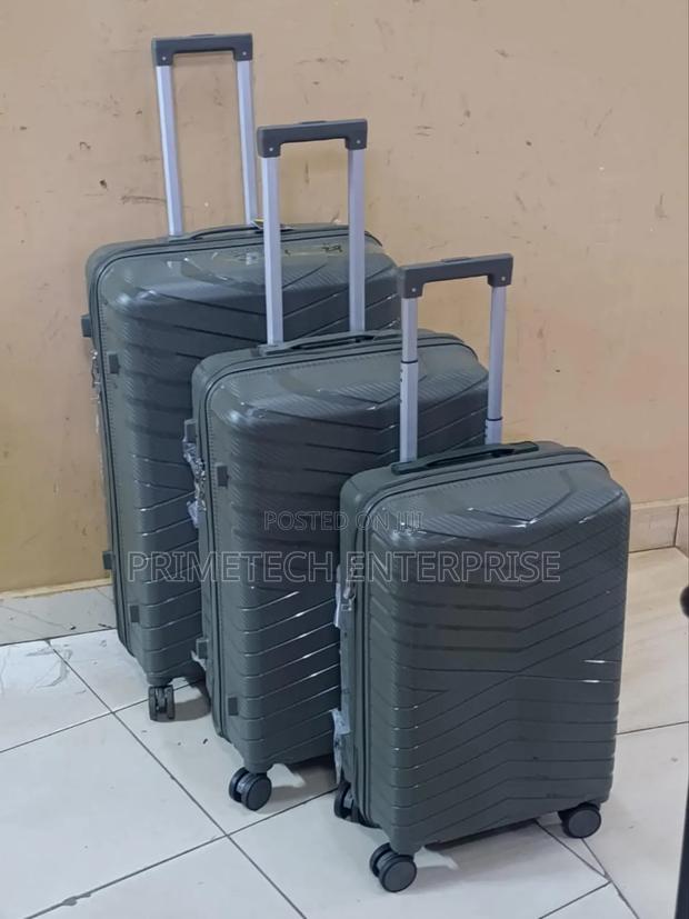 3 in 1 Unbreakable Rubber Suit Cases - main view