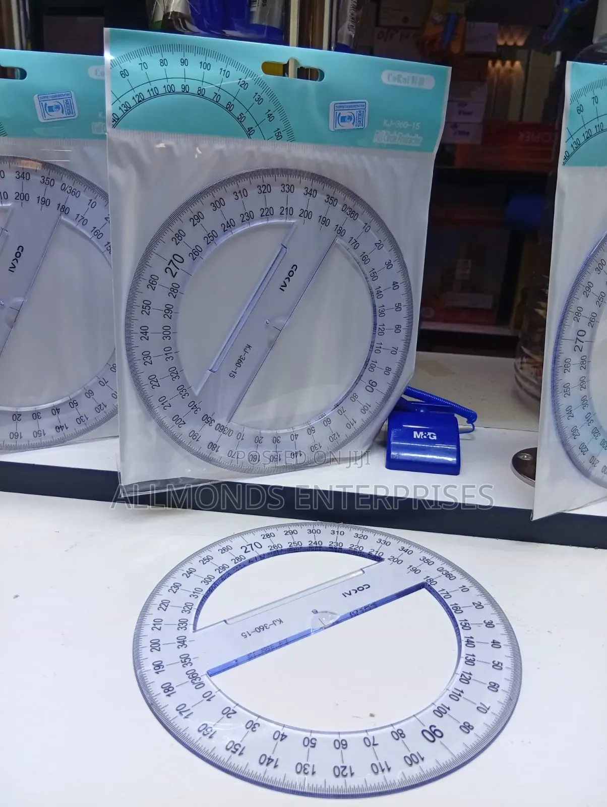 360 Degres Clear Protractor