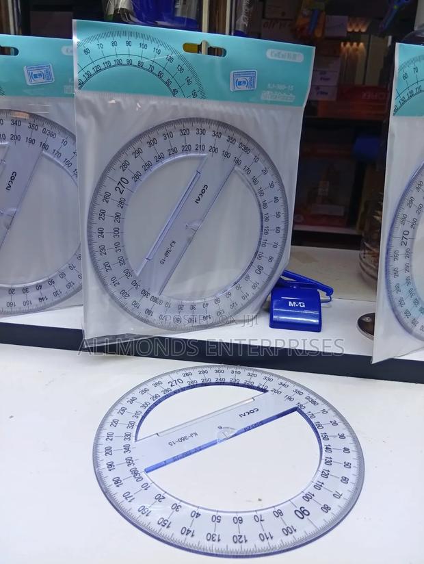 360 Degres Clear Protractor - main view