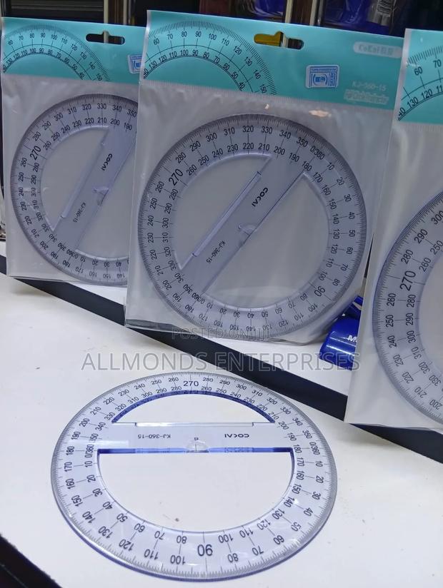 360 Degres Clear Protractor - thumbnail 3