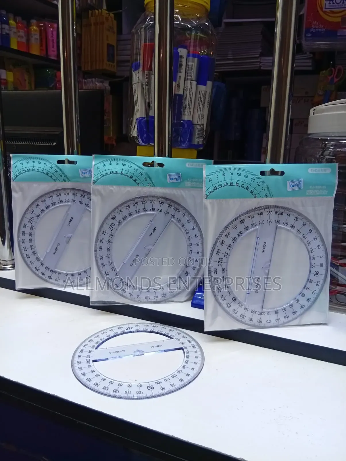 360 Degres Clear Protractor