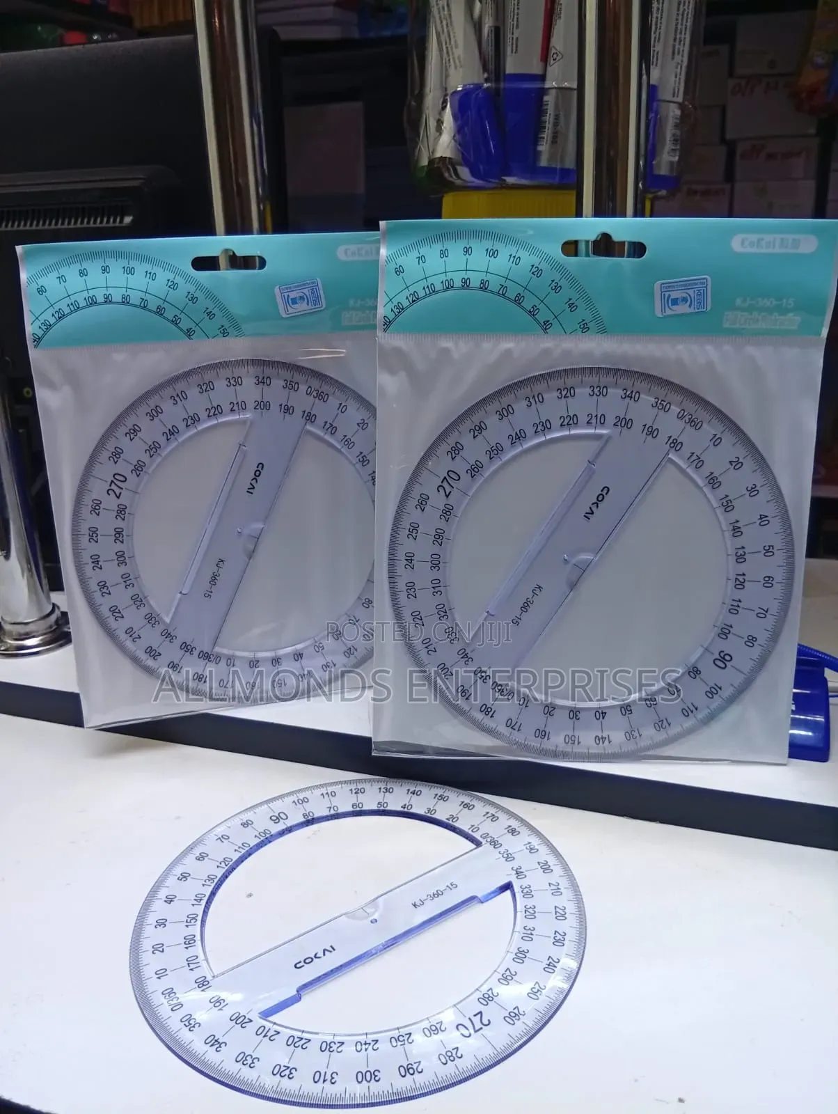 360 Degres Clear Protractor