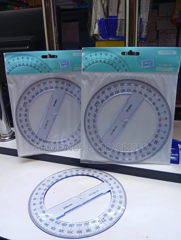 360 Degres Clear Protractor - thumbnail 8